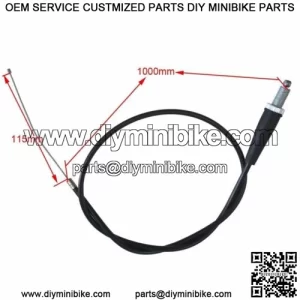 1000mm 115mm Twist Throttle Cable for Motorcycle PIT TRAIL QUAD DIRT BIKE ATV