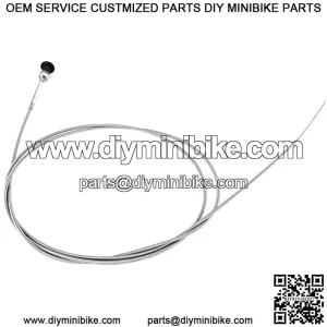 96 pulgadas Cable del acelerador, Acero inoxidable Lnea de control del estrangulador Push Pull Piezas universales Apto para accesorio de motocicleta Go Kart