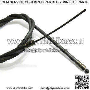 RUPP Style Throttle Cable Ball End 34" Conduit 37-3/8" Inner Cable