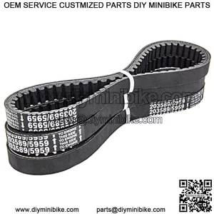 30 Series Go Kart Drive Belt Replaces Manco 5959 / Comet 203589torque converter beltPack of 3