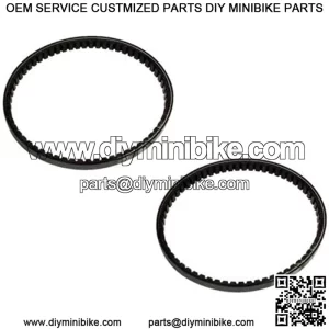 (2) TORQUE CONVERTER COGGED BELTS for Stens 255-299 255299 Rotary 8487 Go Karts
