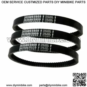 3pc 203589/5959 Go Kart Drive Belt 30 Series For Manco 5959 Comet 203589