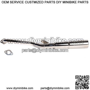 MB200 Super Pipe Exhaust System, Chrome