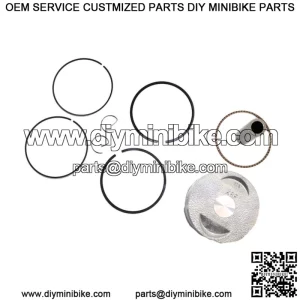 Montaje de Pasador de Mu eca de s de 57,4 mm de Dimetro de Pistn para Motocicleta Scooter GY6 150c Conjunto de anillo de pistn