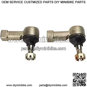 Kit de Extremos de Barra de Acoplamiento, rtulas 2 Piezas M12-M10 Montaje Conveniente para Karting de 200-250 CC para UTV