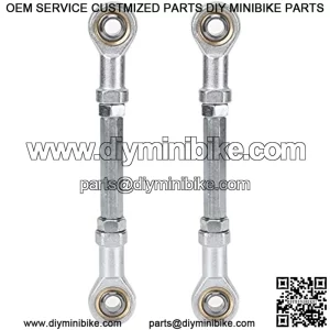 2pcs 150mm 170mm 8mm Kit de direccin y suspensin Kit de varilla de direccin Kit de rtula ATV Go Kart Accesorio Reemplazo para 49cc Electric Mini ATV Go Kart