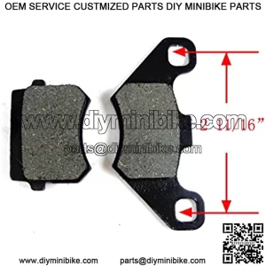Rear Front Disc Brake Pads Shoes for 50cc 70cc 90cc 110cc 125cc ATV Go kart Quad 4 Wheeler Dune Buggy Sandrail Taotao SunL JCL NST Coolster