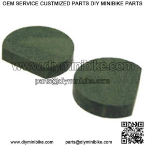 Set of 2 replacement pucks for Comet 218070A Brake Assembly.