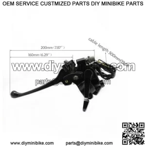 Thumb Throttle Brake Lever Dual Cable ATV QUAD for 7/8" Handle Bar Go Kart Buggy