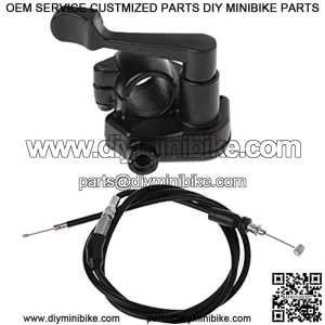 7/8” 22mm Thumb Throttle Cable Accelerator Control Assembly for TaoTao ATV Quad Go Kart Pit Bike