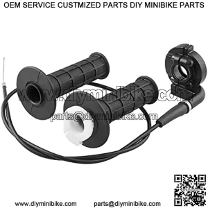 Throttle Handle Grip Cable, 47Inches Fuel Seat Handle Throttle Cable Throttle Housing Clamp for 50-250CC Motocross ATV Accessories