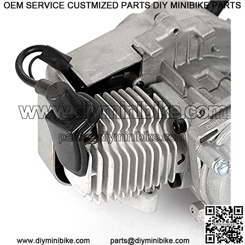49CC 2 Stroke Aluminum Motor Engine Kit Mini Complete Gasoline Engine ...
