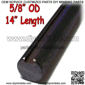 5/8" x 14" Keyed Jackshaft Drift Trike Axle Kit Go Kart Cart Parts Steel New