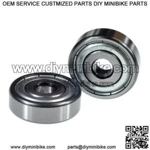 6300ZZ (6300Z) Shielded Scooter Wheel Bearings (Set of 2)