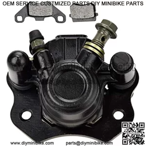 Chinese ATV Rear Brake Caliper for 50cc 70cc 90cc 110cc 125cc 150cc 200cc Coolster Taotao Kazuma Roketa Sunl Four Wheeler Kinroad Trailmaster XRX 150 250 GT Tomberlin Crossfire