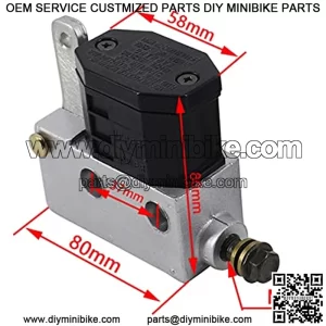 partes de motocicleta La bomba de fde fde fprincipal hidrulico del pie trasero es adecuado for kart Canal de Piezas de modificacin de motocicletas de cuatro rue