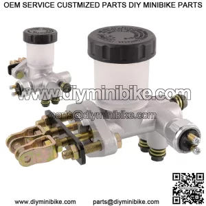 Karting ATV four-wheel ATV brake pump hydraulic disc brake main pump one drag three-legged brake pump main pump caliper