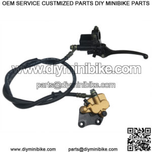 Hydraulic Front Disc Brake Caliper for ATV Go Kart Pitpro Dirt Bike Mini Bike