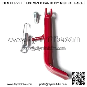 Mini Bike Kickstand w/Spring for Coleman CT200U CT200U-EX BT200X CT200U-EXR Axis M200 212cc 196cc 200cc 6.5hp Powersports Mini Bike Parts (Red)