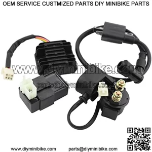 Ignition Coil AC CDI Voltage Regulator Rectifier Relay Kit for CG150cc 200cc 250cc Vertical Engine Chinese ATV