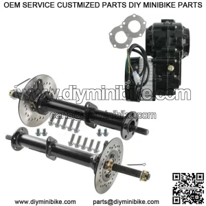 40" Go kart Rear Axle Kit Differential 48V 1000W Electric Brushless Motor fo ATV