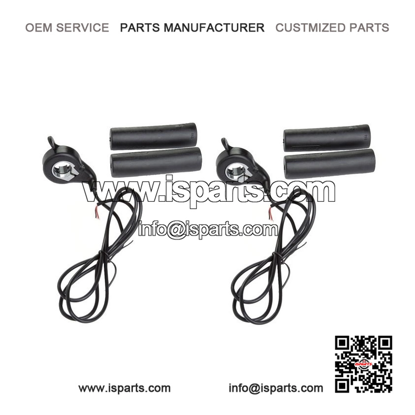 Universal Thumb Throttle Twist (3-Wire) for Electric Scooter, Bike ?C 2-pack ?C 24/36/48/60 V