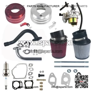 Air Filter Adapter & Carb Various Kit ?C for Predator 212cc, 196cc ?C fits Go Kart, Mini Bike
