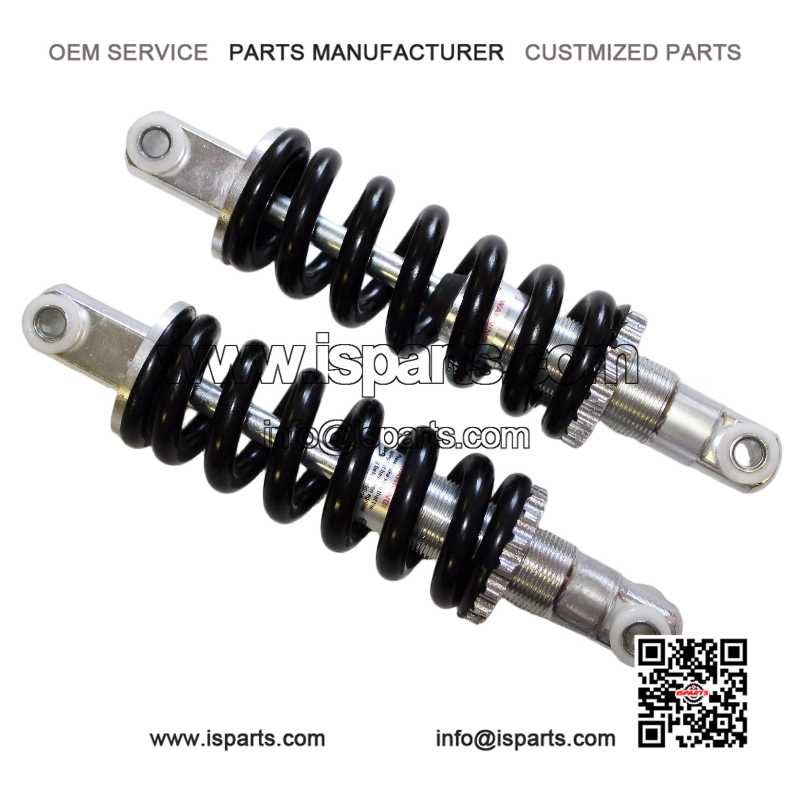 Universal Adjustable Shocks ?C 2 pieces, 6" Eye to Eye ?C for Go Kart, Mini Bike, ATV