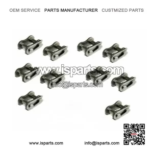 Master Connecting Links #35 (10 pieces) ?C to fit Roller Chain #41, for Go Karts, Mini Bikes