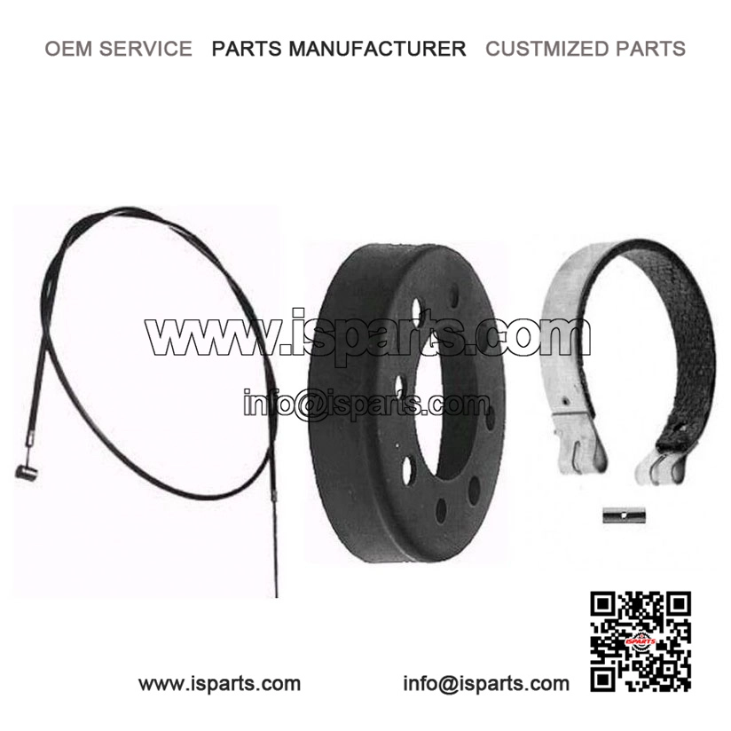 Brake Drum, Band and 60" Cable Combo Kit ?C for Go Kart, Mini Bike