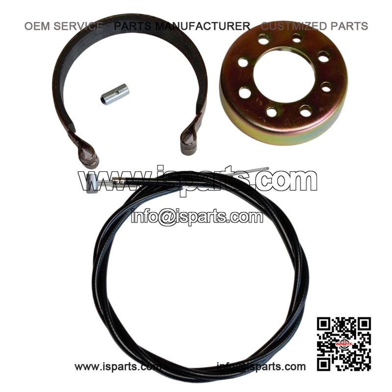 Brake Drum, Band and 60" Cable Combo Kit ?C for Go Kart, Mini Bike - Image 2