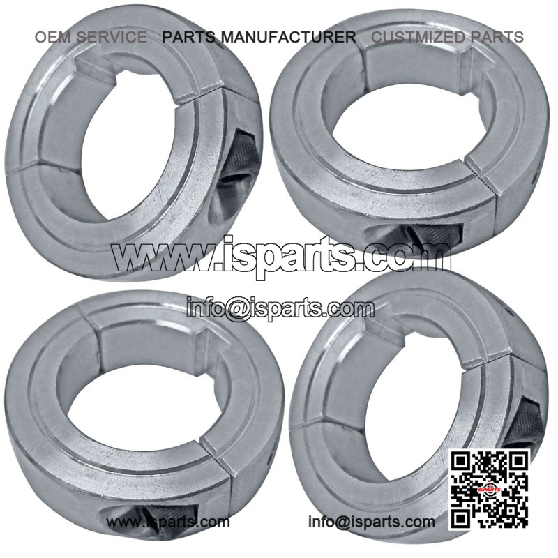 Aluminum Split Locking Collar 1-1/4" ?C Set of 4 ?C for Go Kart Racing, Mini Bike, Trike - Image 2
