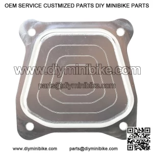 Billet Valve Cover Silver for 212cc Non-hemi Predator/196cc Clone/Honda GX160-GX200 by Coleman